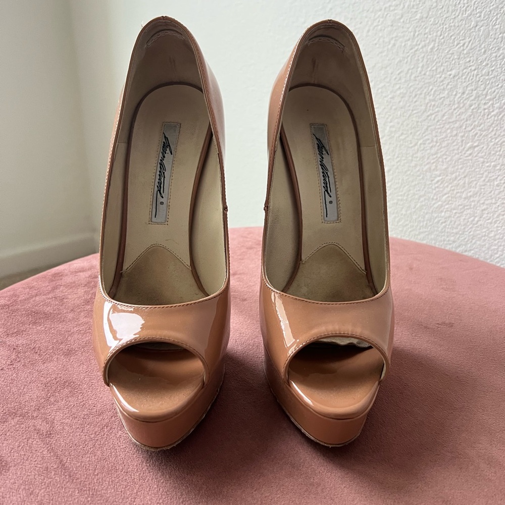 Brian Atwood Patent Peeptoe Pumps!
